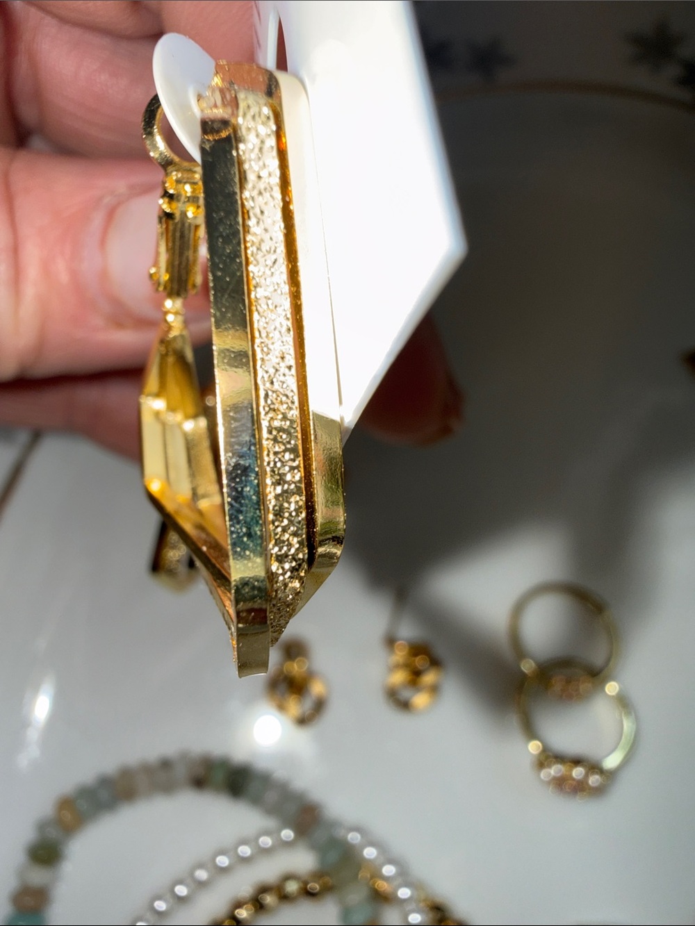 Nordstrom Bundle, Savvy Cie earrings, Multi-Charm Layered Necklace - Picture 7 of 7